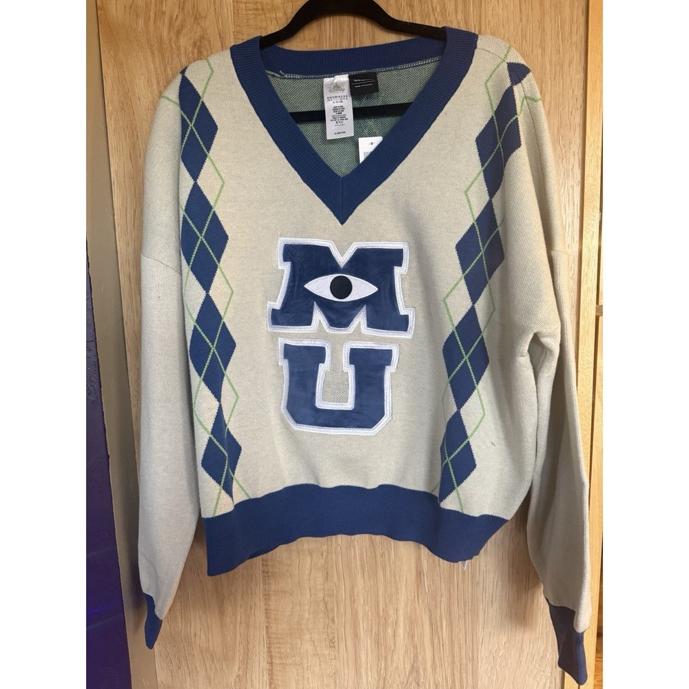 Disney Parks Monsters University Her Universe Pullover Sweater Adult Large New